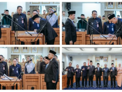 Sekdaprov Marindo Lantik Dua Pejabat Pemprov Lampung, Tekankan Integritas dan Inovasi Pelayanan Publik