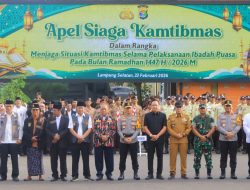 Jelang Ramadan 1447 H, Pemprov Lampung Dukung Apel Siaga Kamtibmas untuk Jaga Kondusivitas Daerah