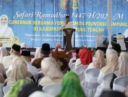 Safari Ramadan di Lampung Tengah, Gubernur Mirza Tegaskan Komitmen Perbaikan Jalan dan Penguatan Layanan Masyarakat
