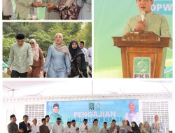 Harlah ke-28 PKB Lampung, Ribuan Santri dan Masyarakat Ikuti Pengajian di Lampung Selatan