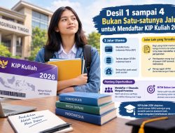 Desil 1 sampai 4 Bukan Satu-satunya Jalur untuk Mendaftar KIP Kuliah 2026
