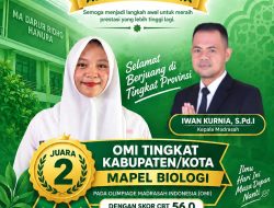 Siswi MAS Darur Ridho Hanura Raih Juara 2 OMI 2026, Kepala Madrasah dan Yayasan Bangga