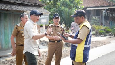 Gubernur Mirza Tinjau Perbaikan Jalan Ketapang–Negara Ratu, 93 Persen Jalan Provinsi di Lampura Mantap