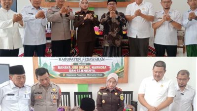 Cegah Judi Online dan Narkoba, MUI Pesawaran Gandeng Kejaksaan, Polres, DPRD, dan Pemda